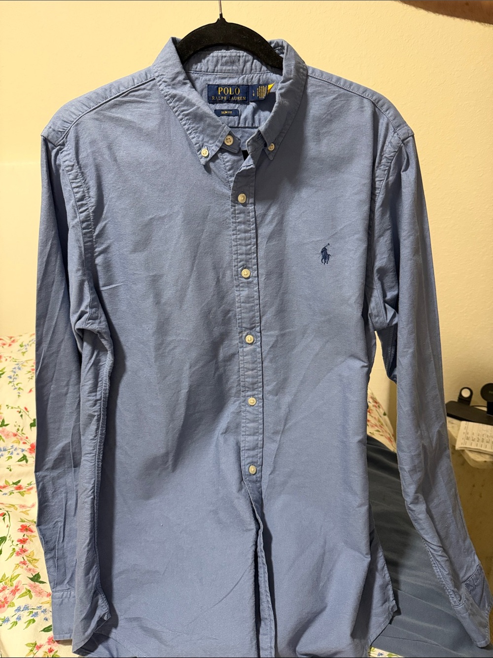 Polo by Ralph Lauren Men's Sky Blue Button-Down Oxford Shirt